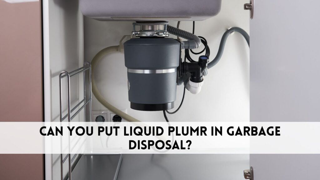 Can you put Liquid Plumr in garbage disposal